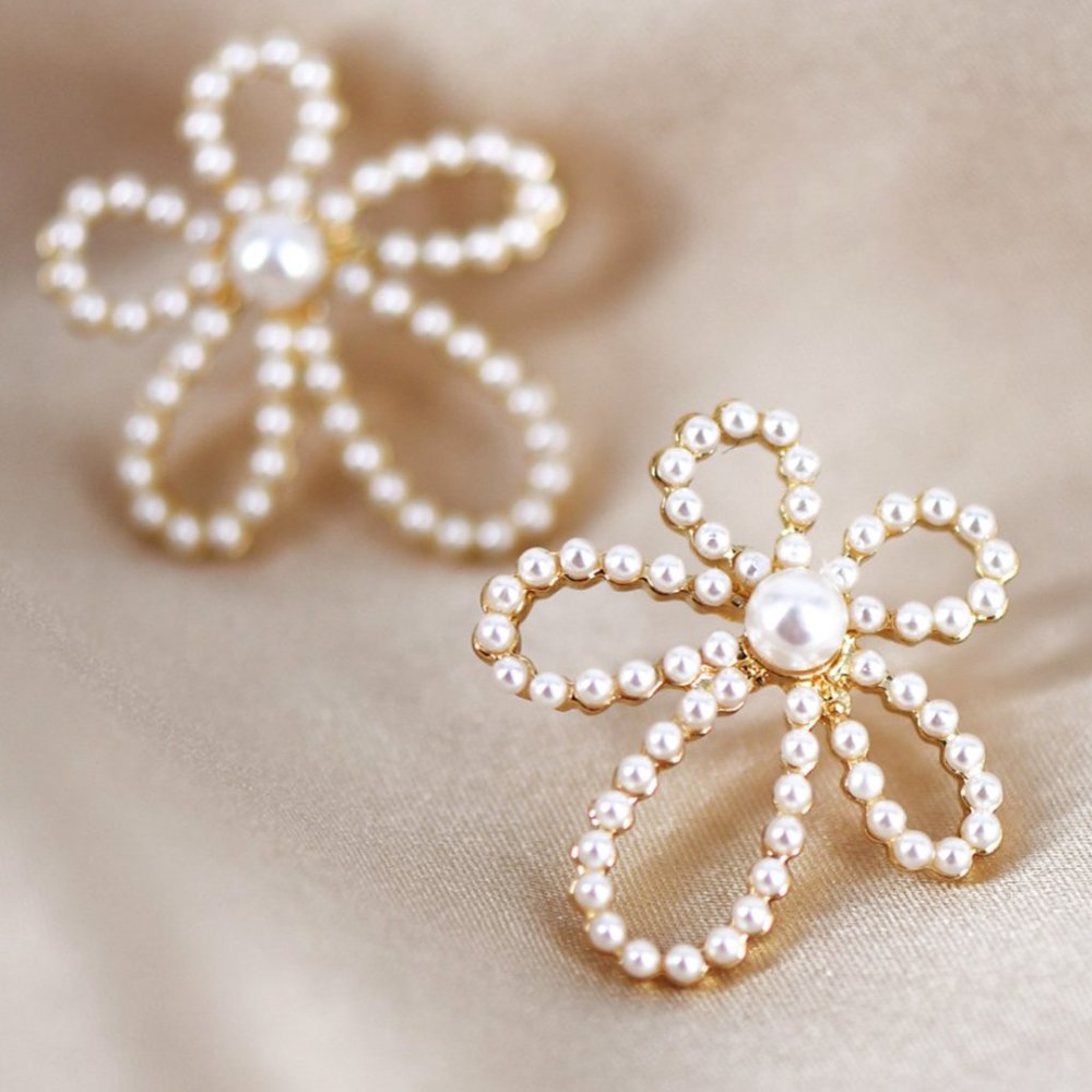 Kady Pearl Flower Studs